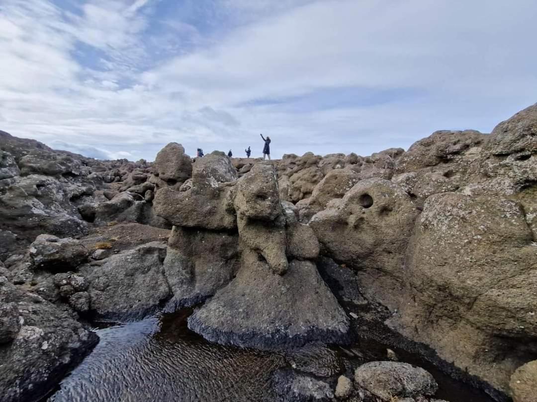 Hótel Laugarhóll with natural hot spring Holmavik Exterior foto